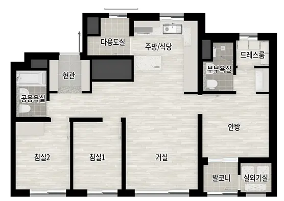 59A타입의 구조입니다